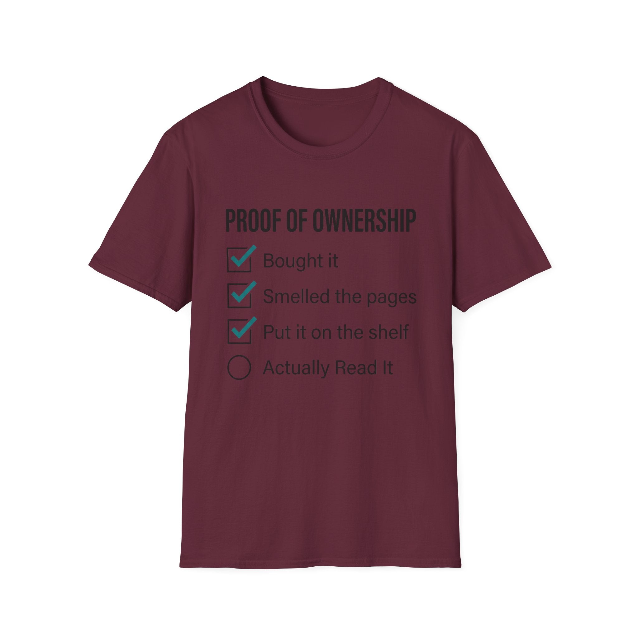 Proof Of Ownership Checklist T-Shirt