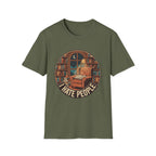 Books Are My Therapy I Hate People T-Shirt