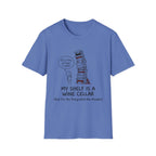 My Shelf Is A Wine Cellar Designated Non-Reader T-Shirt