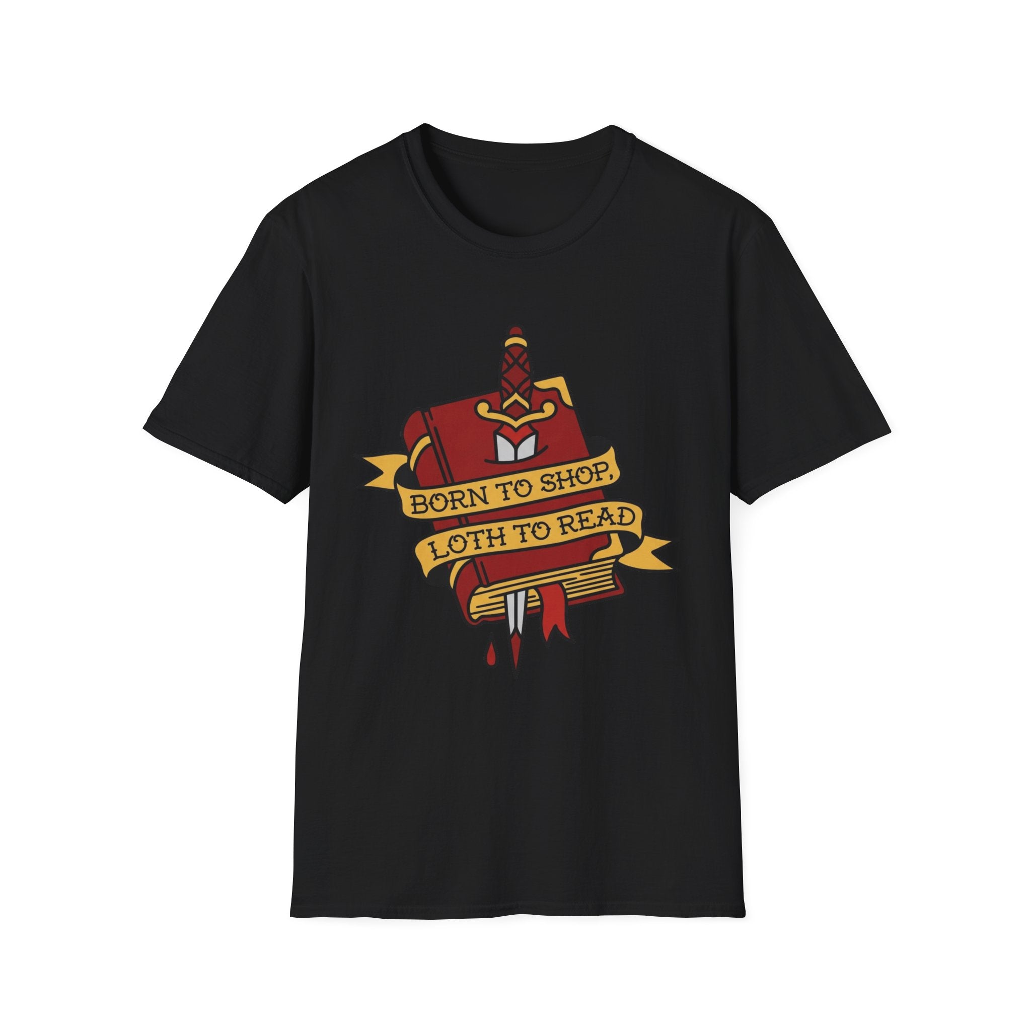 Born To Shop Loth To Read T-Shirt