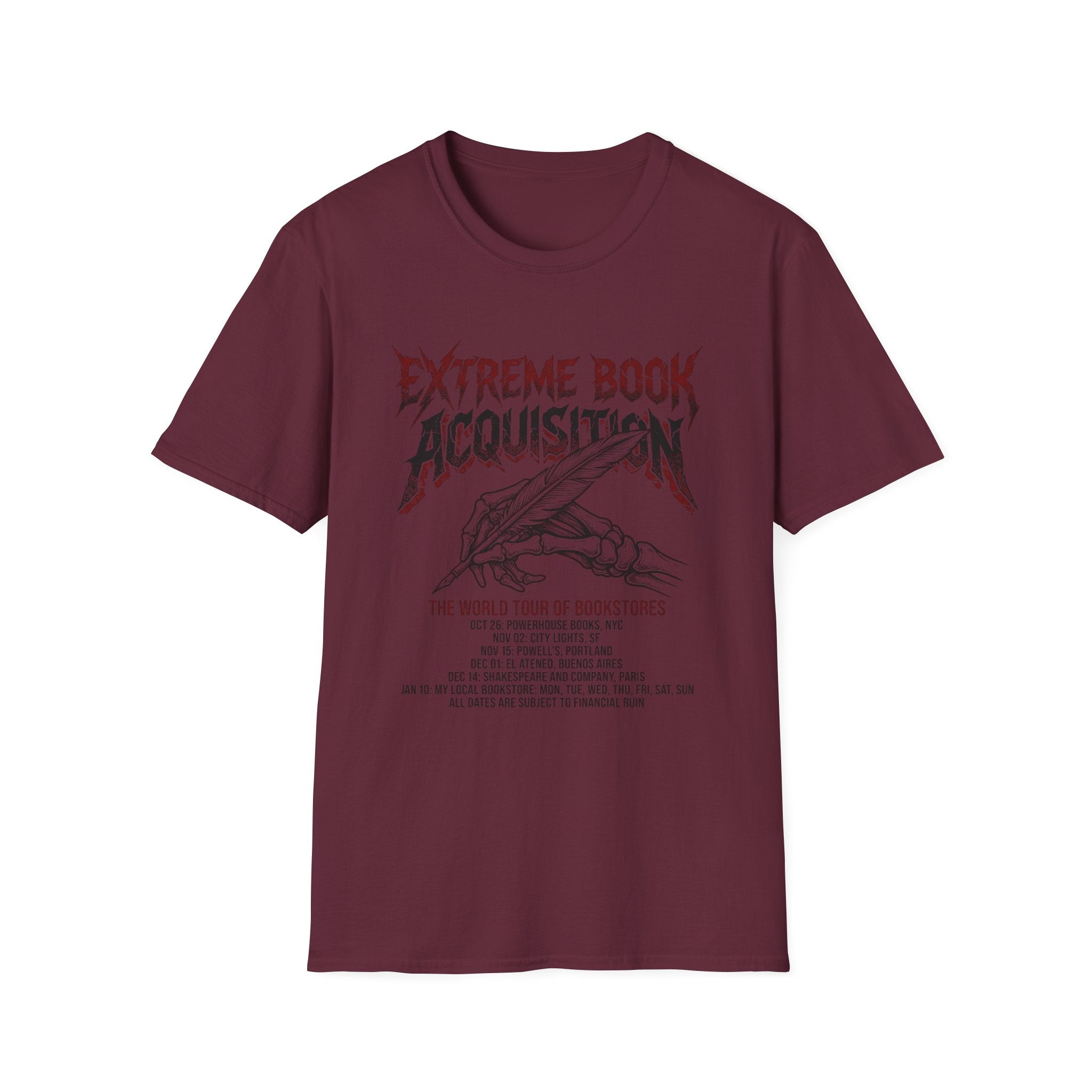 Extreme Book Acquisition World Tour T-Shirt