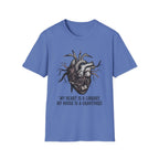 My Heart Is A Library My House Is A Graveyard T-Shirt