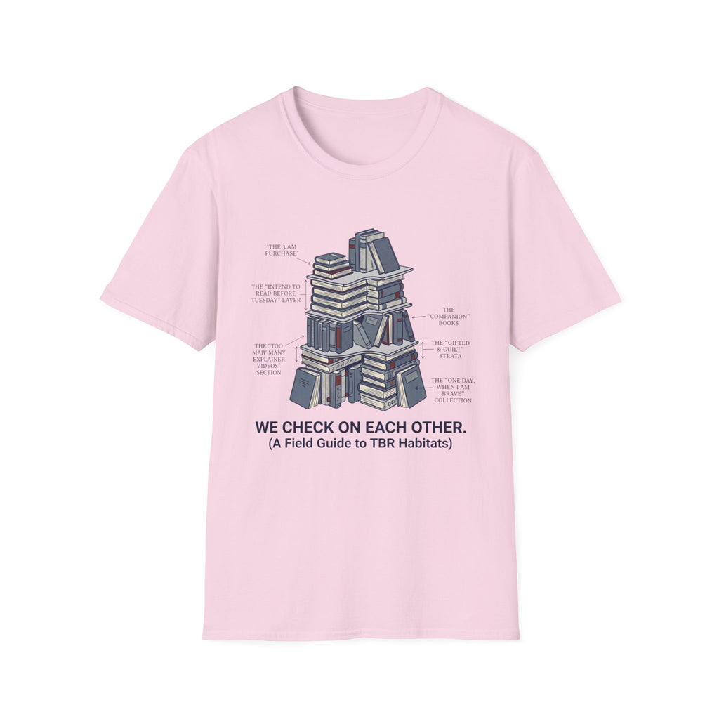 We Check On Each Other Field Guide T-Shirt