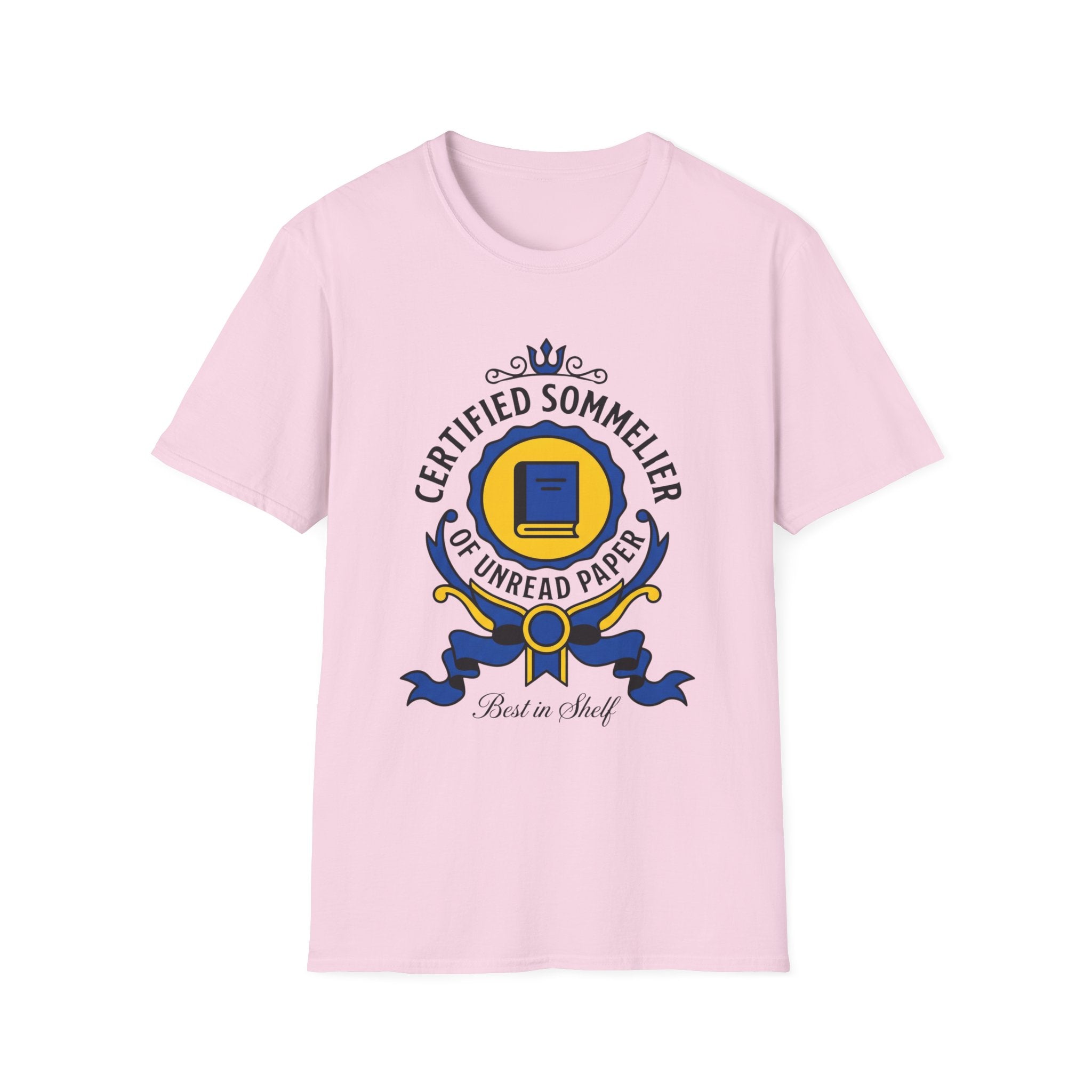Certified Sommelier Of Unread Paper T-Shirt
