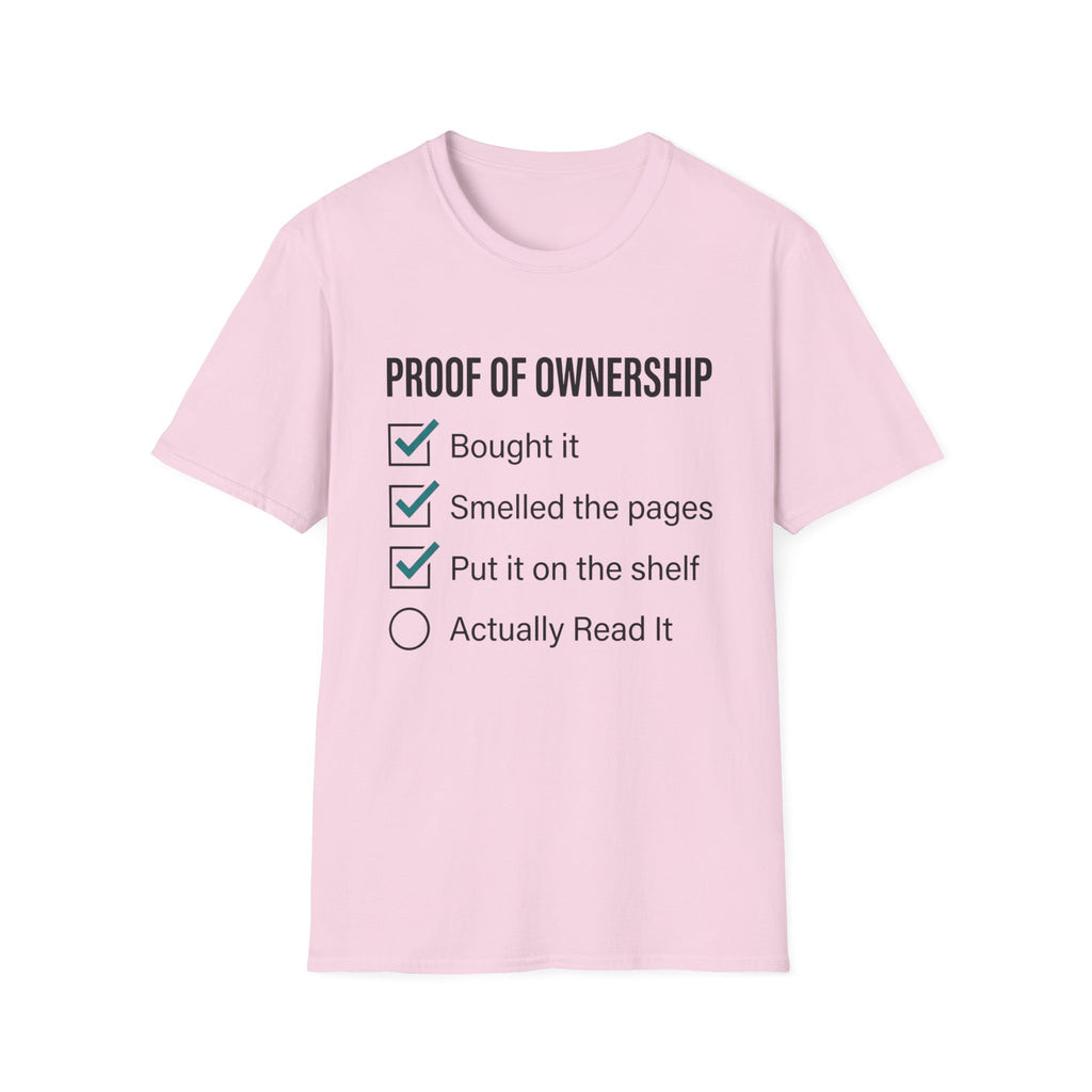 Proof Of Ownership Checklist T-Shirt