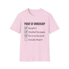 Proof Of Ownership Checklist T-Shirt