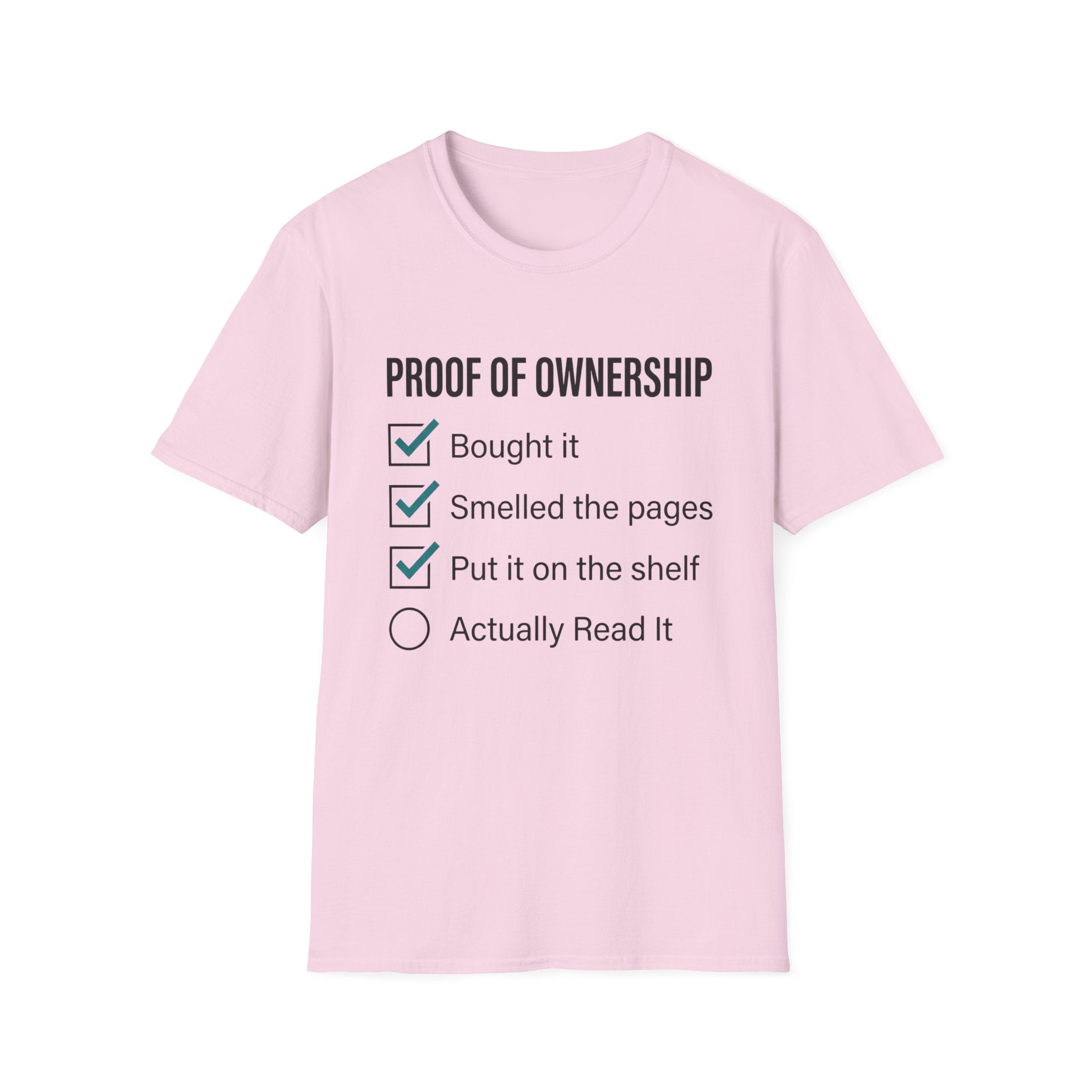 Proof Of Ownership Checklist T-Shirt
