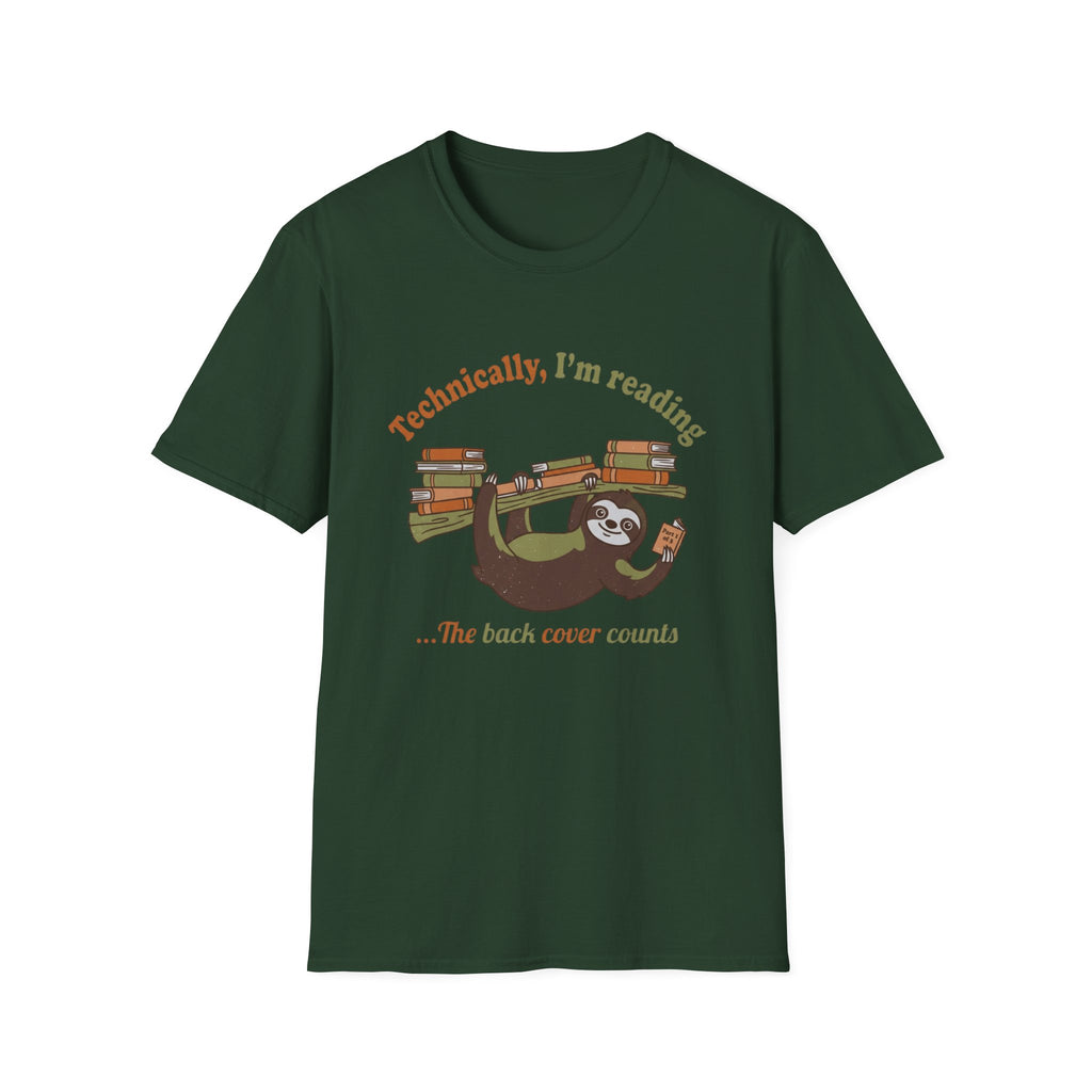 Technically I'm Reading The Back Cover T-Shirt