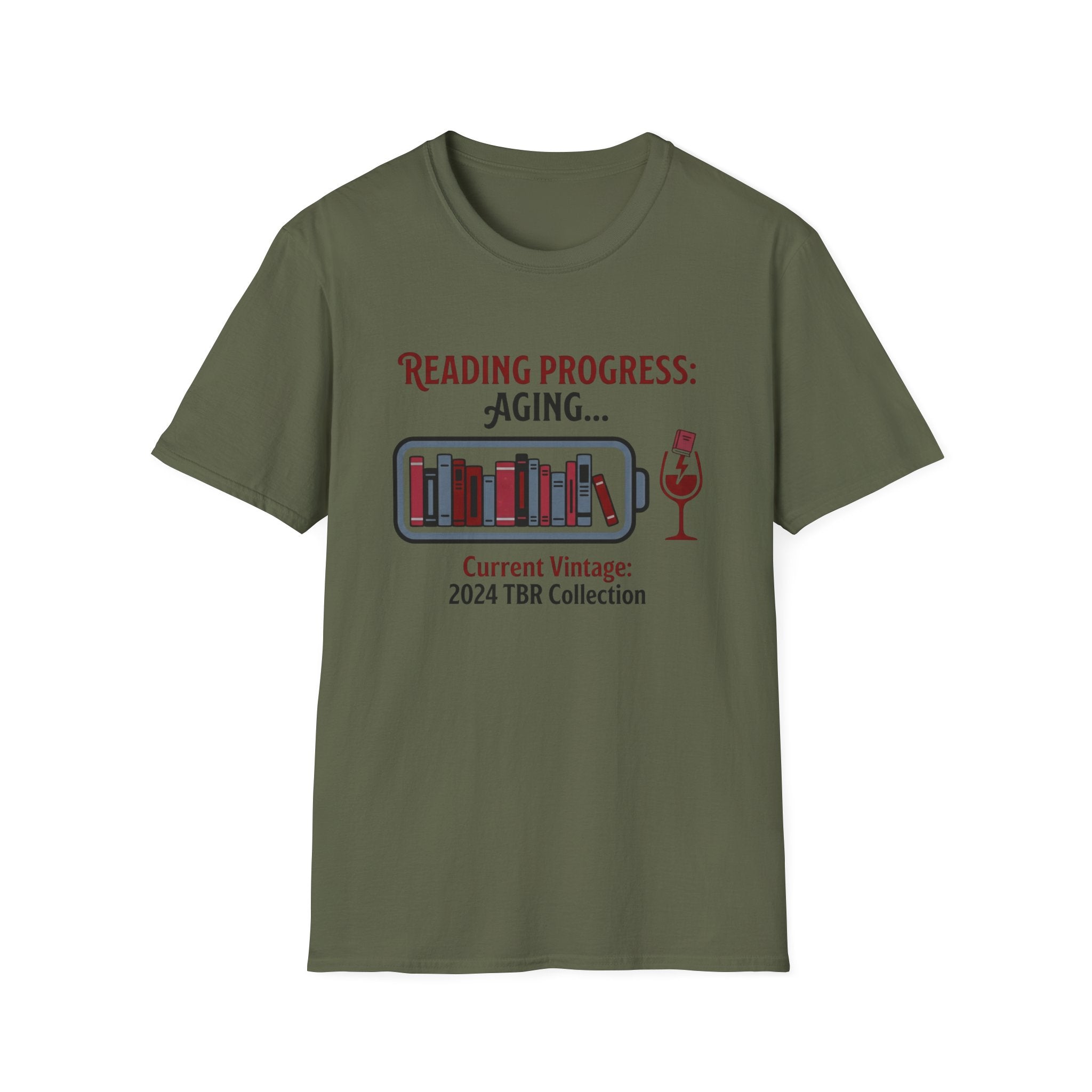 Reading Progress Aging Current Vintage T-Shirt