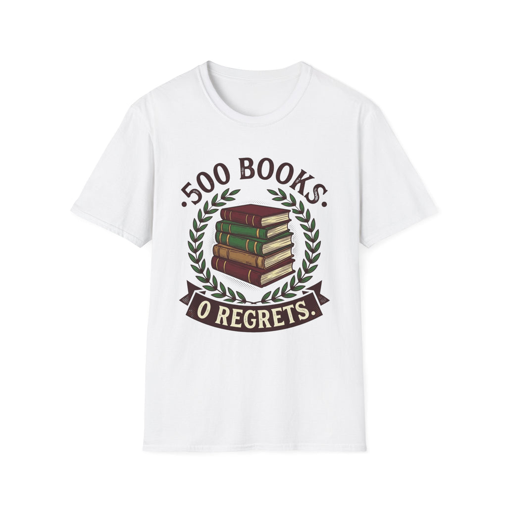 500 Books 0 Regrets T-Shirt