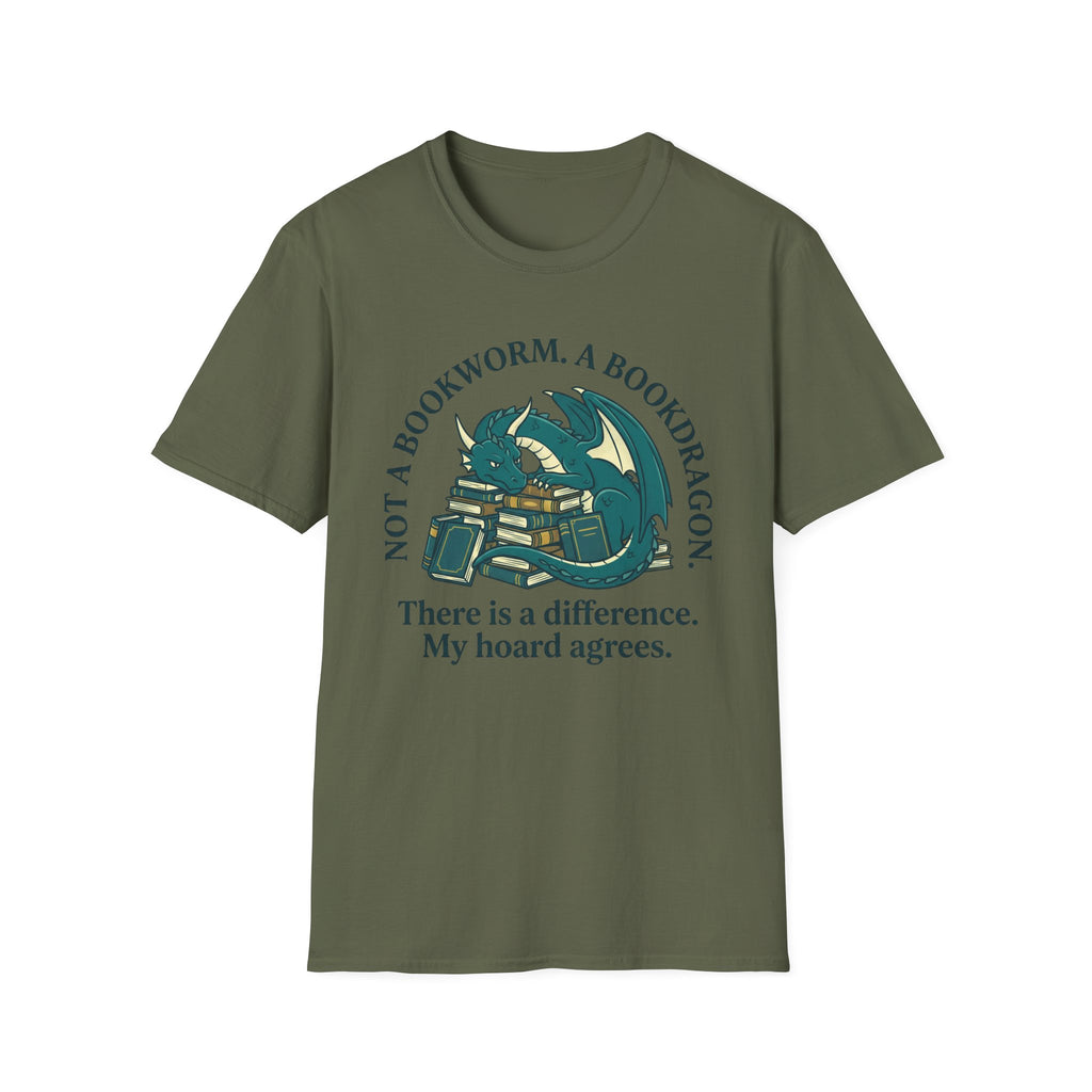 Not A Bookworm A Bookdragon There Is A Difference T-Shirt
