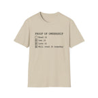 Proof Of Ownership Will Read It Someday T-Shirt