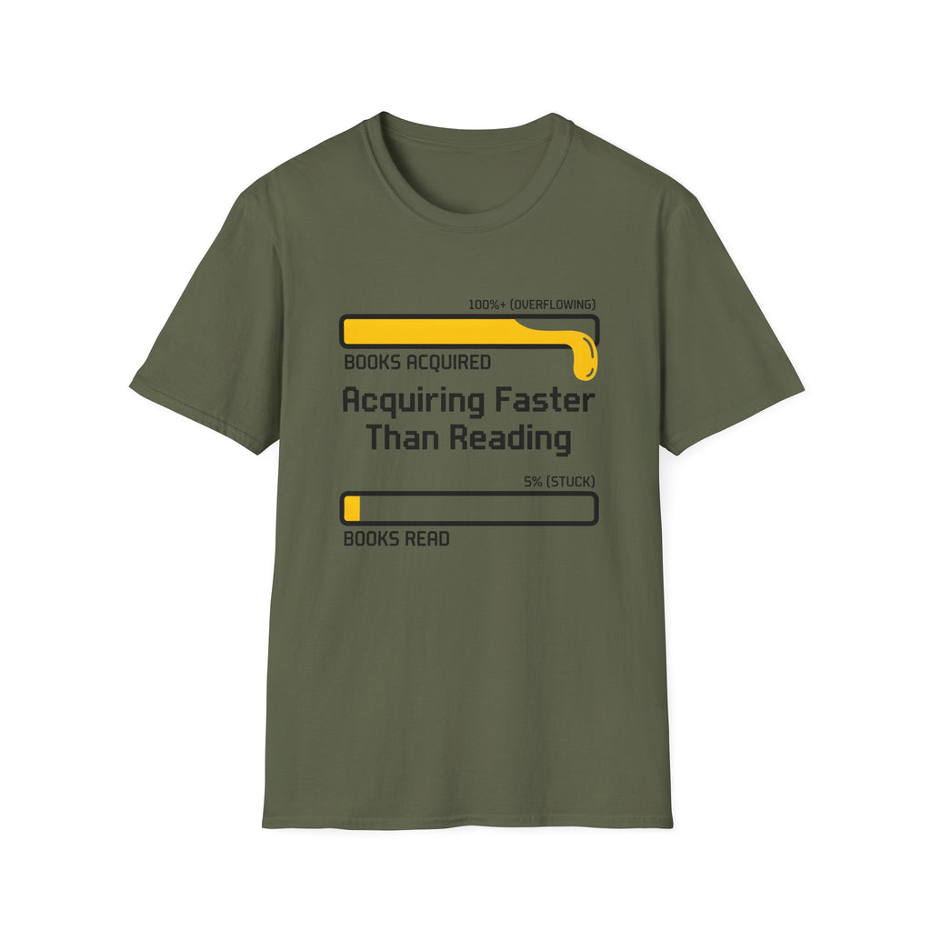 Acquiring Faster Than Reading T-Shirt