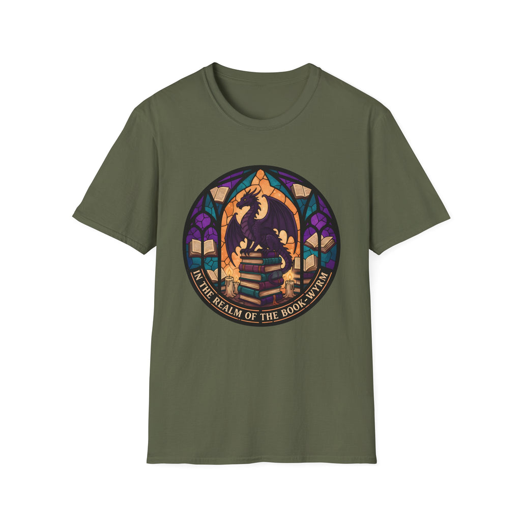 In The Realm Of The Book Wyrm T-Shirt
