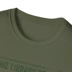 Home Library Permit Status Overflowing T-Shirt