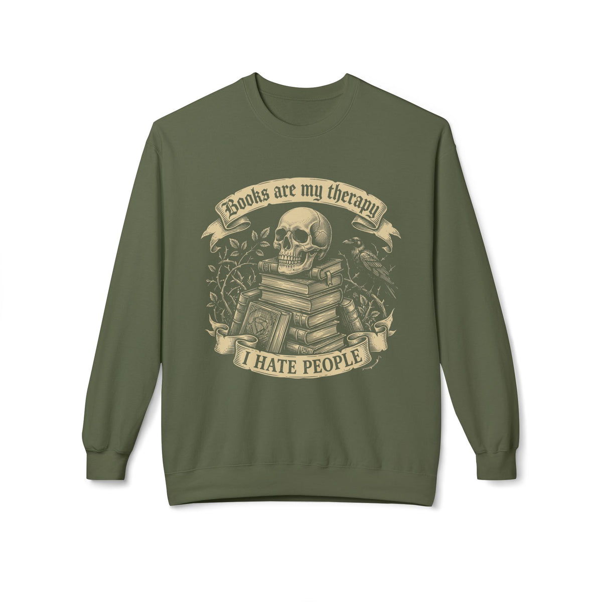 Books Therapy Sweatshirt
