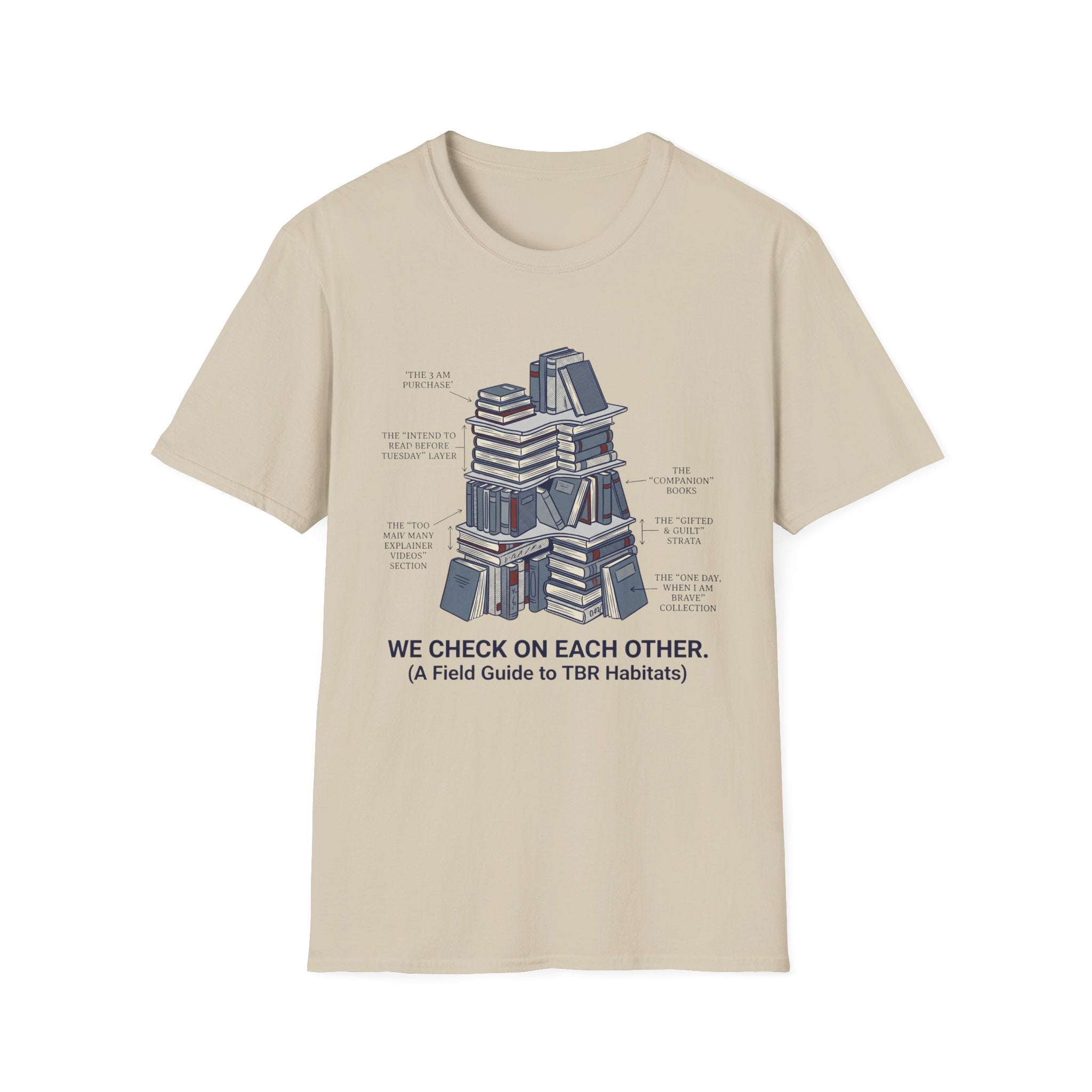 We Check On Each Other Field Guide T-Shirt