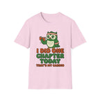 I Did One Chapter That's My Cardio T-Shirt