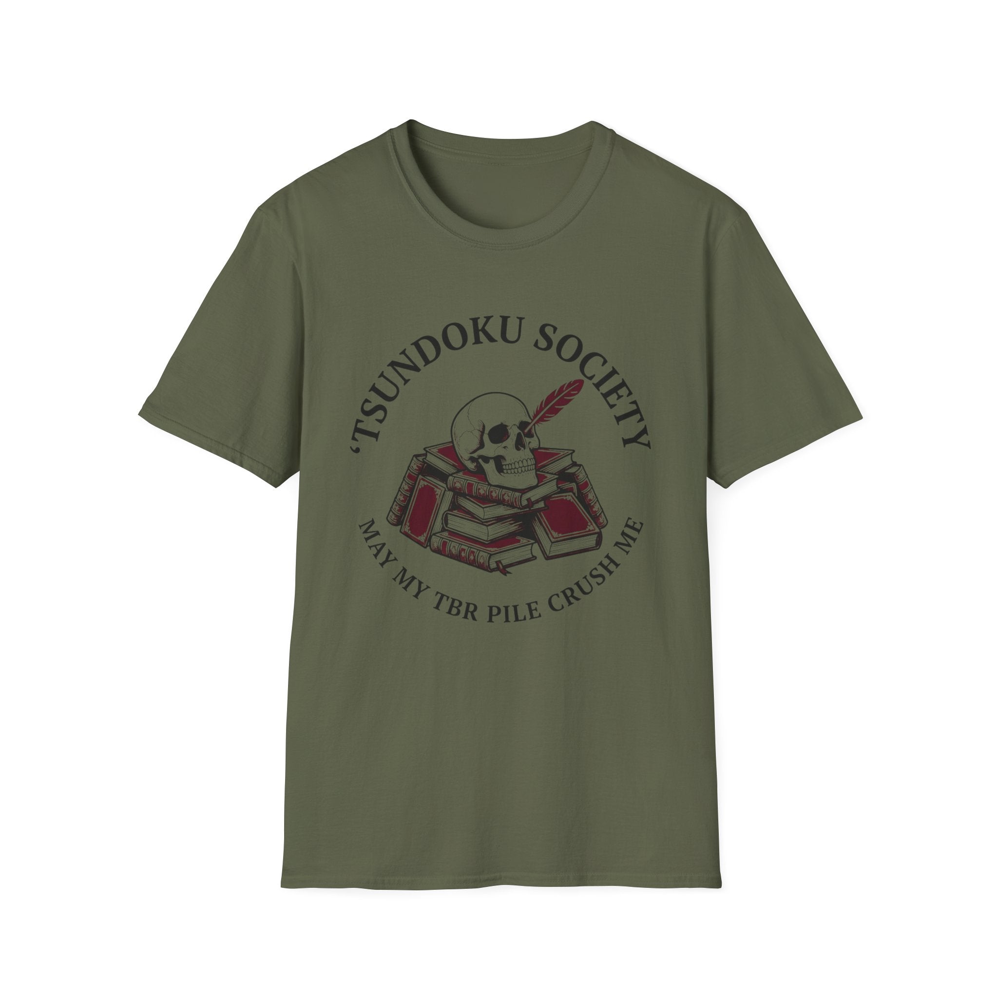Tsundoku Society May My TBR Crush Me T-Shirt