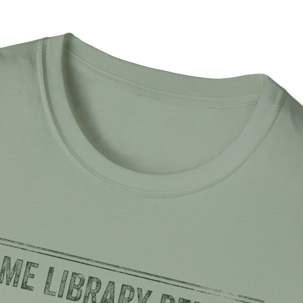 Home Library Permit Status Overflowing T-Shirt
