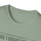 Home Library Permit Status Overflowing T-Shirt