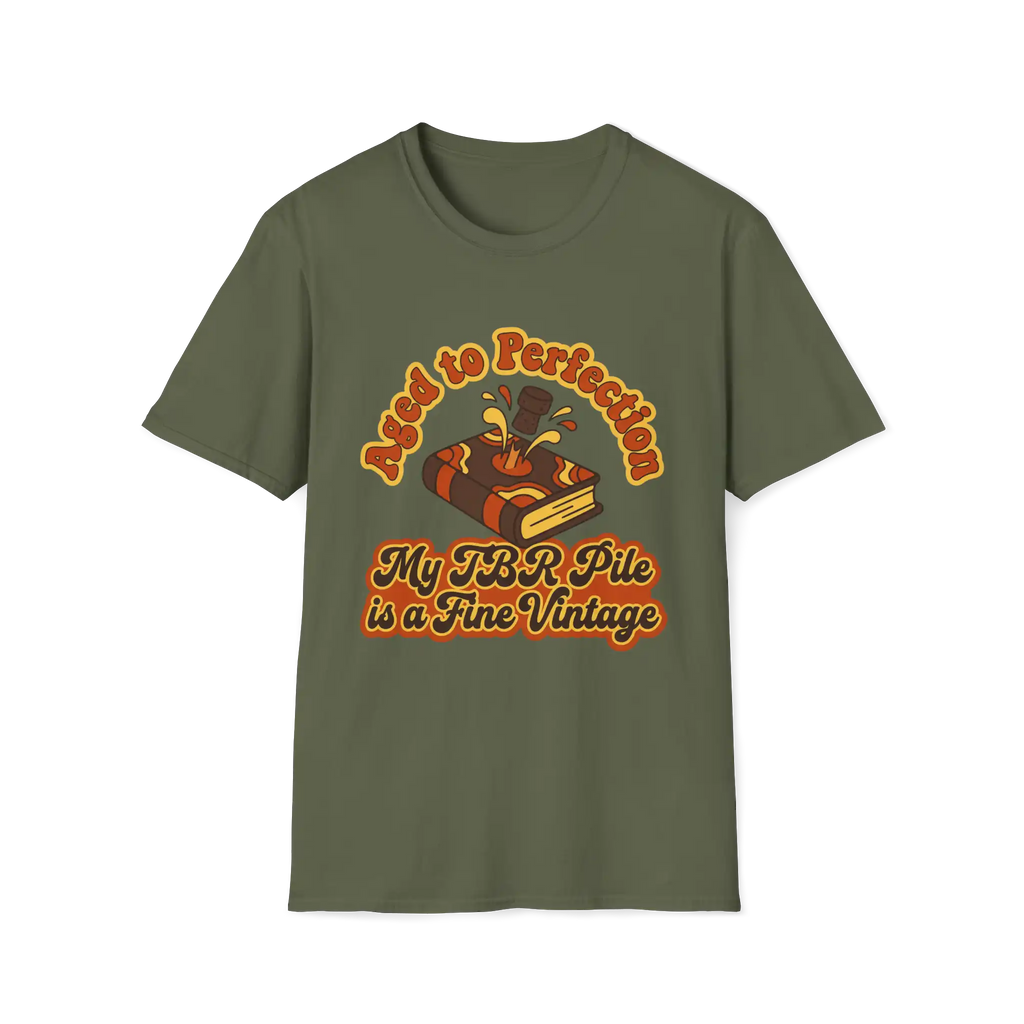 Aged To Perfection My TBR Is A Fine Vintage T-Shirt