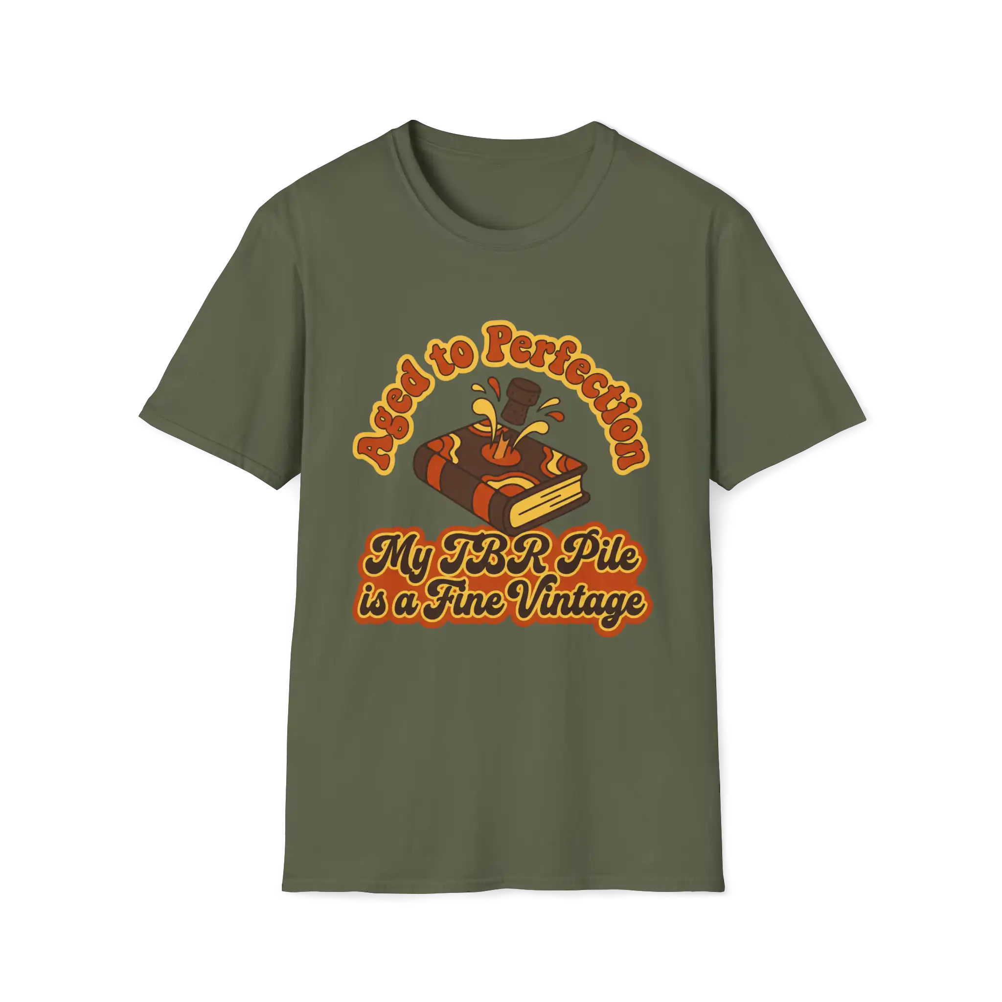 Aged To Perfection My TBR Is A Fine Vintage T-Shirt