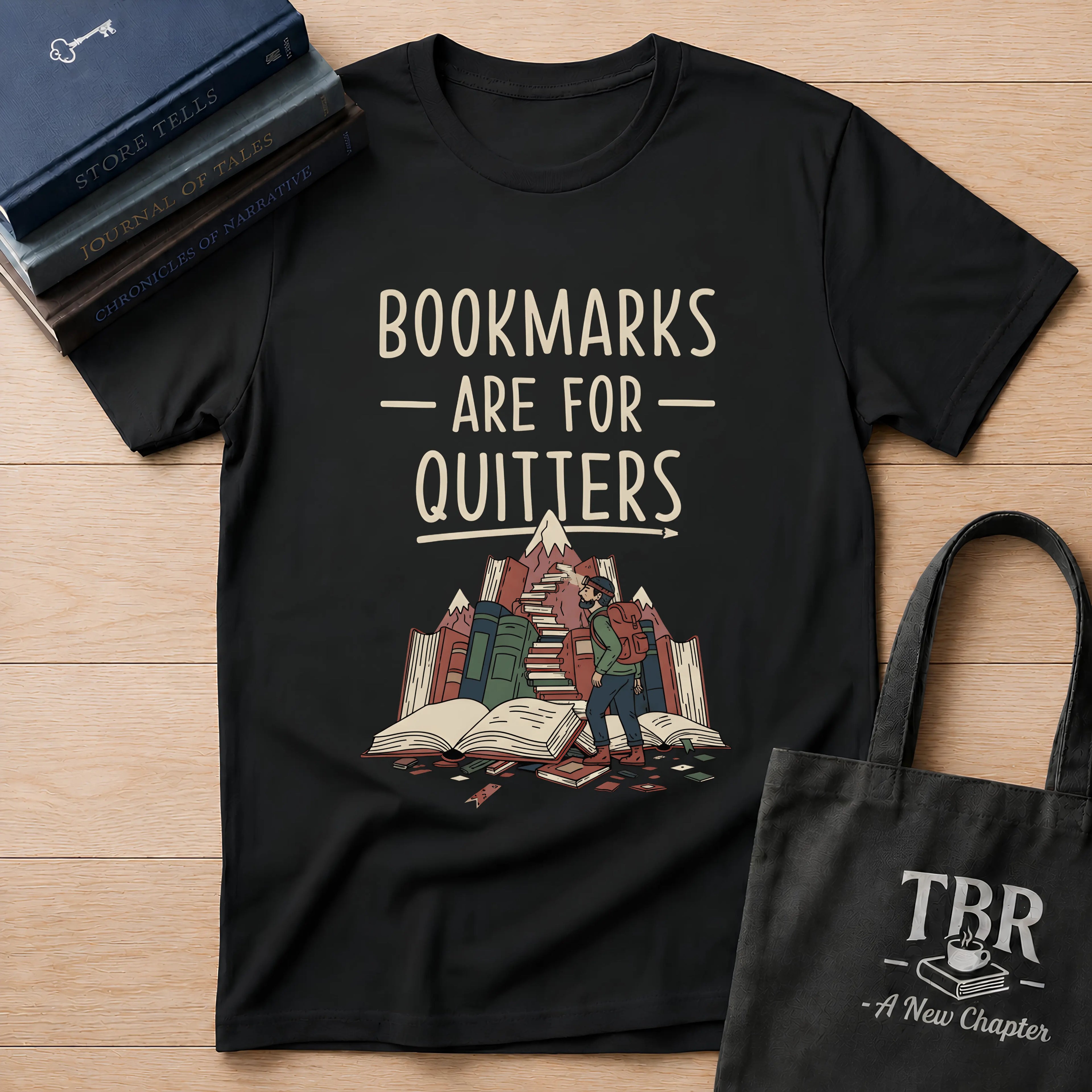 Bookmarks Are For Quitters T-Shirt