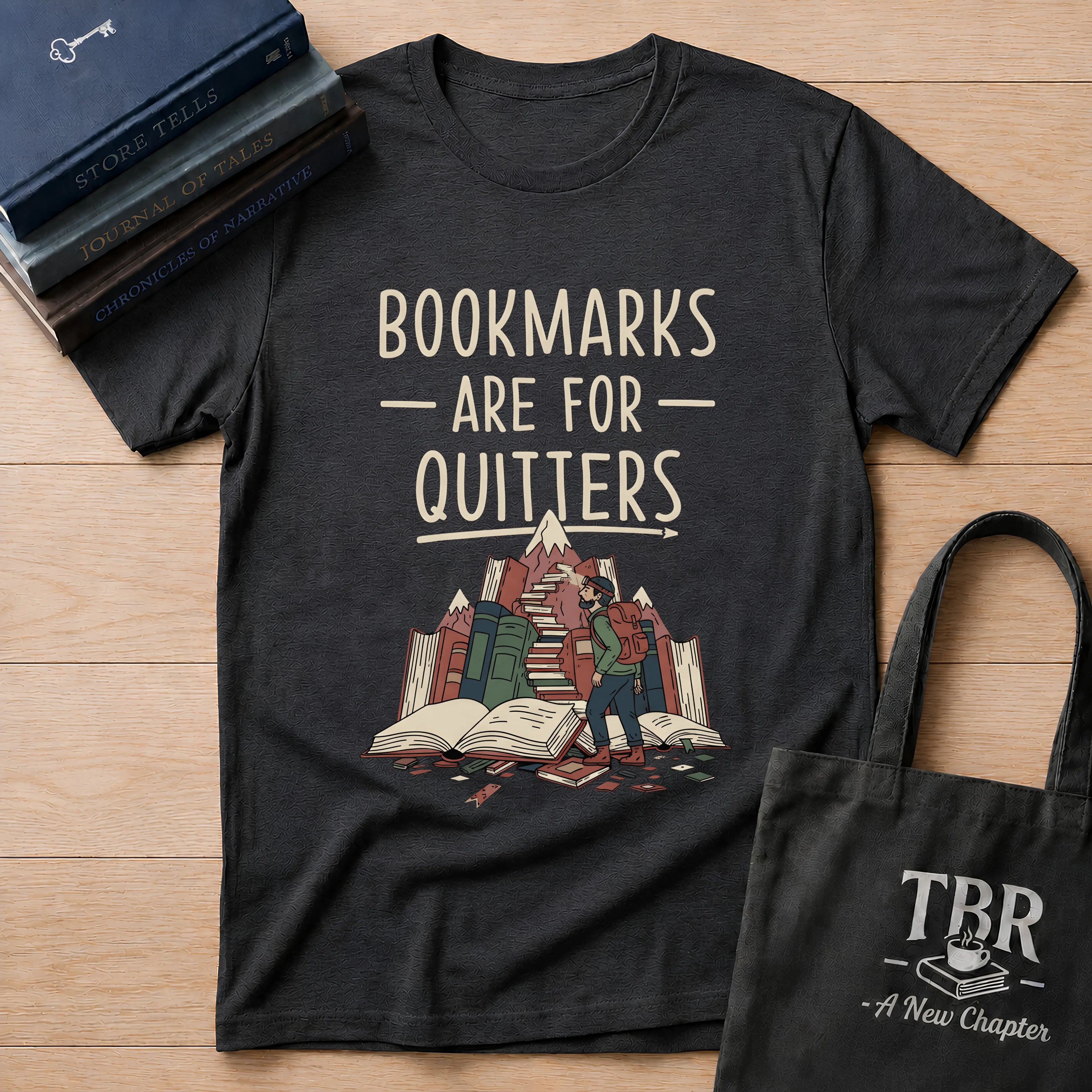 Bookmarks Are For Quitters T-Shirt