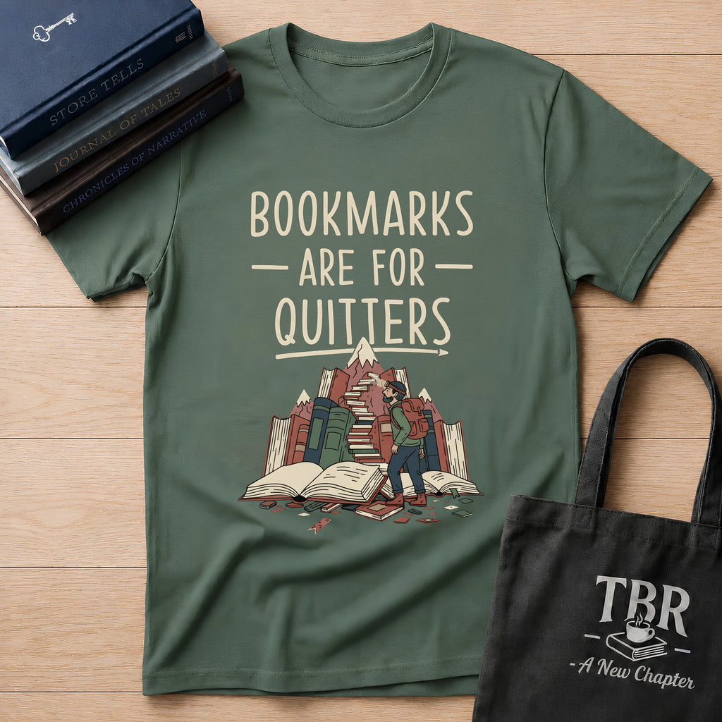 Bookmarks Are For Quitters T-Shirt