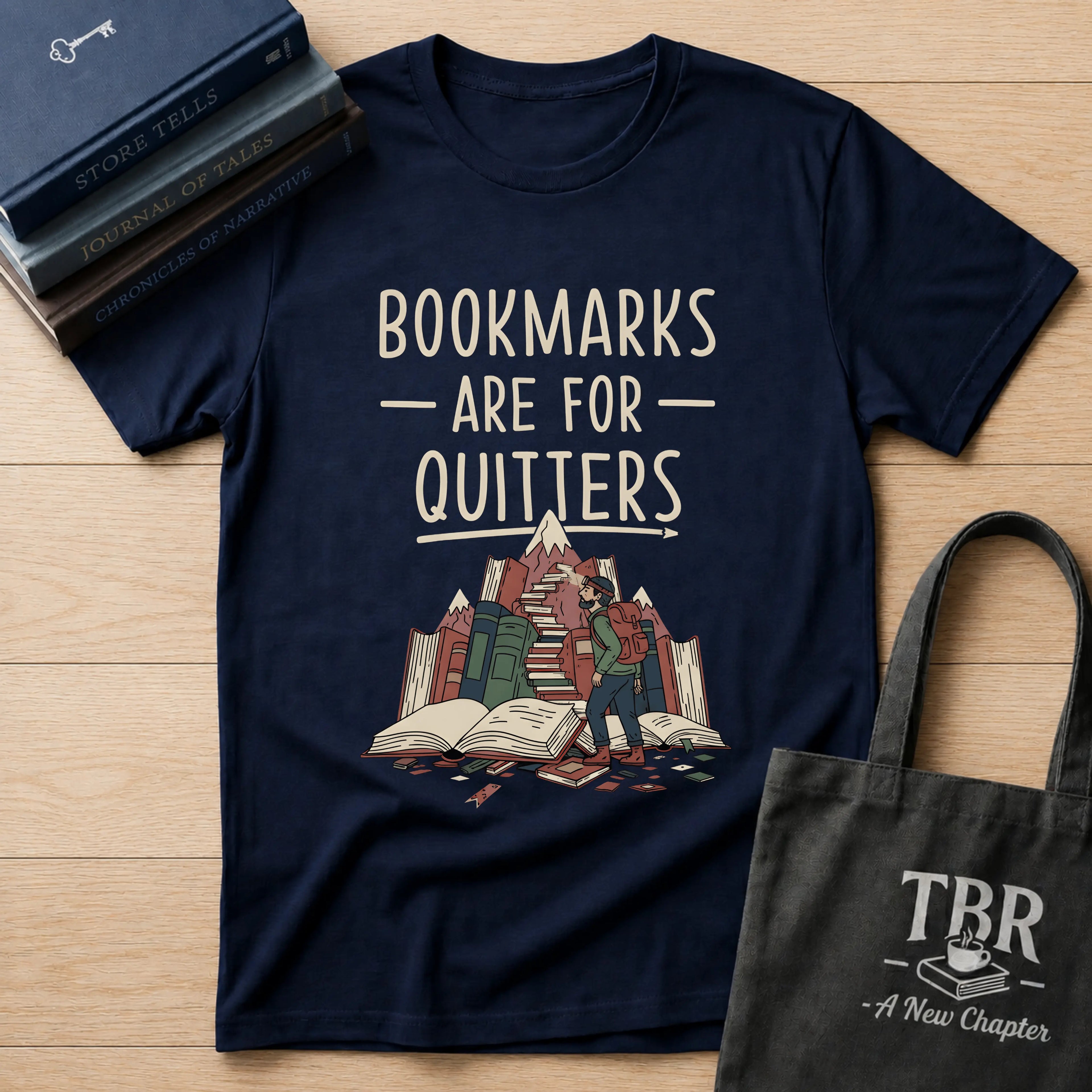 Bookmarks Are For Quitters T-Shirt