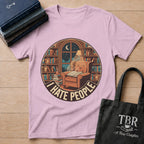 Books Are My Therapy I Hate People T-Shirt