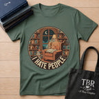 Books Are My Therapy I Hate People T-Shirt
