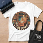 Books Are My Therapy I Hate People T-Shirt