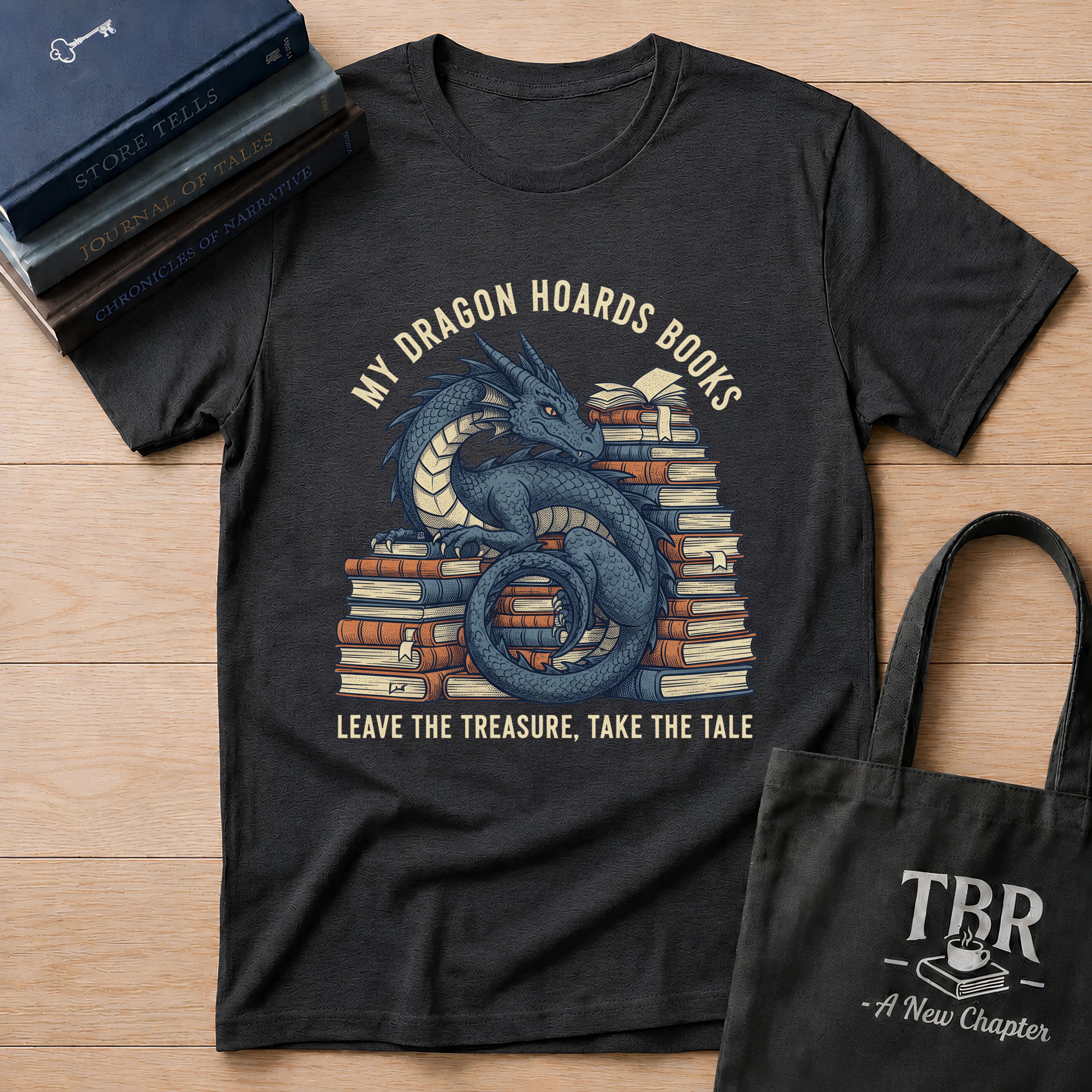 My Dragon Hoards Books T-Shirt