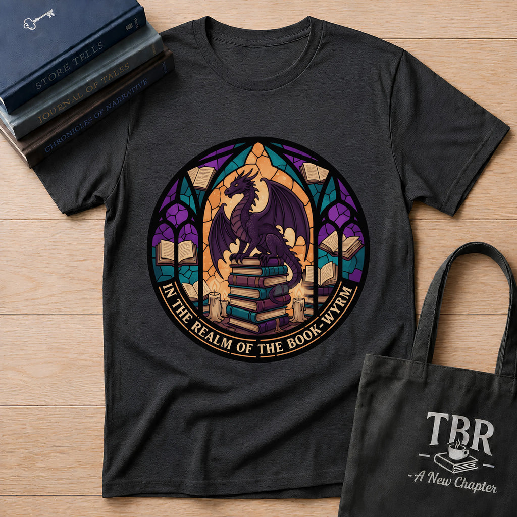 In The Realm Of The Book Wyrm T-Shirt
