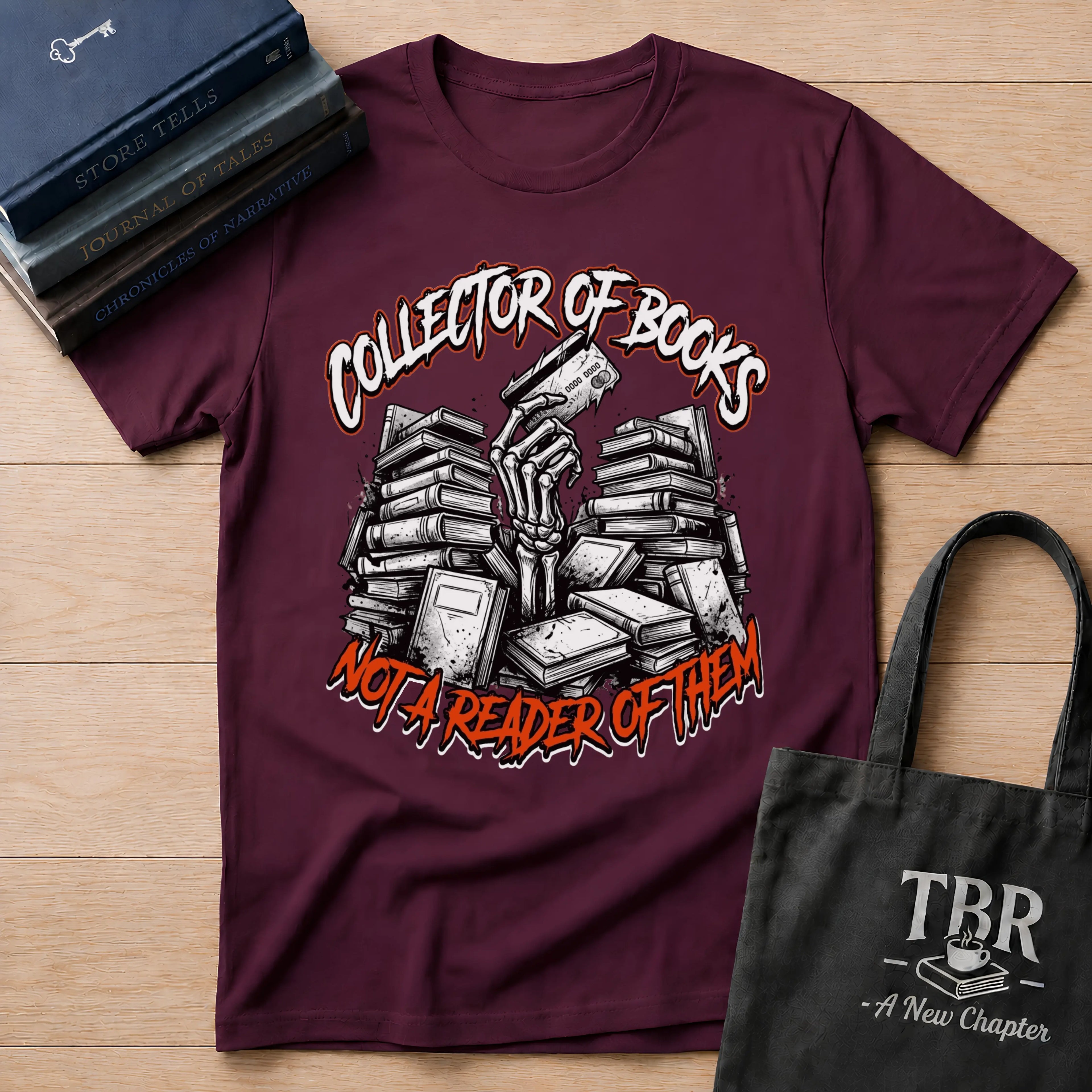 Collector Of Books Not A Reader T-Shirt