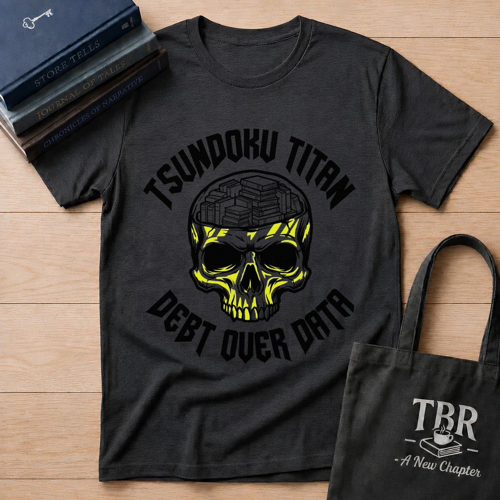 Tsundoku Titan Debt Over Data T-Shirt