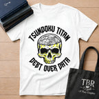 Tsundoku Titan Debt Over Data T-Shirt