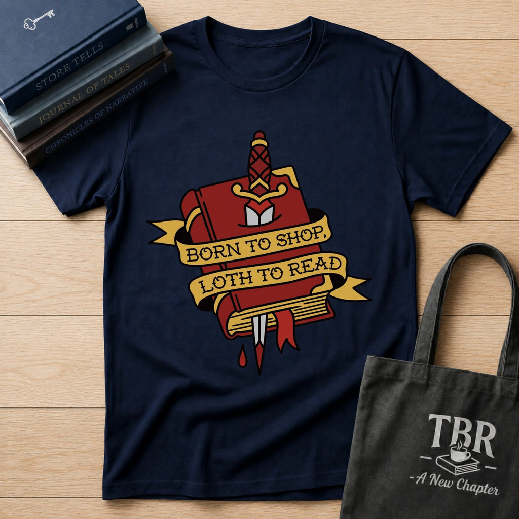 Born To Shop Loth To Read T-Shirt
