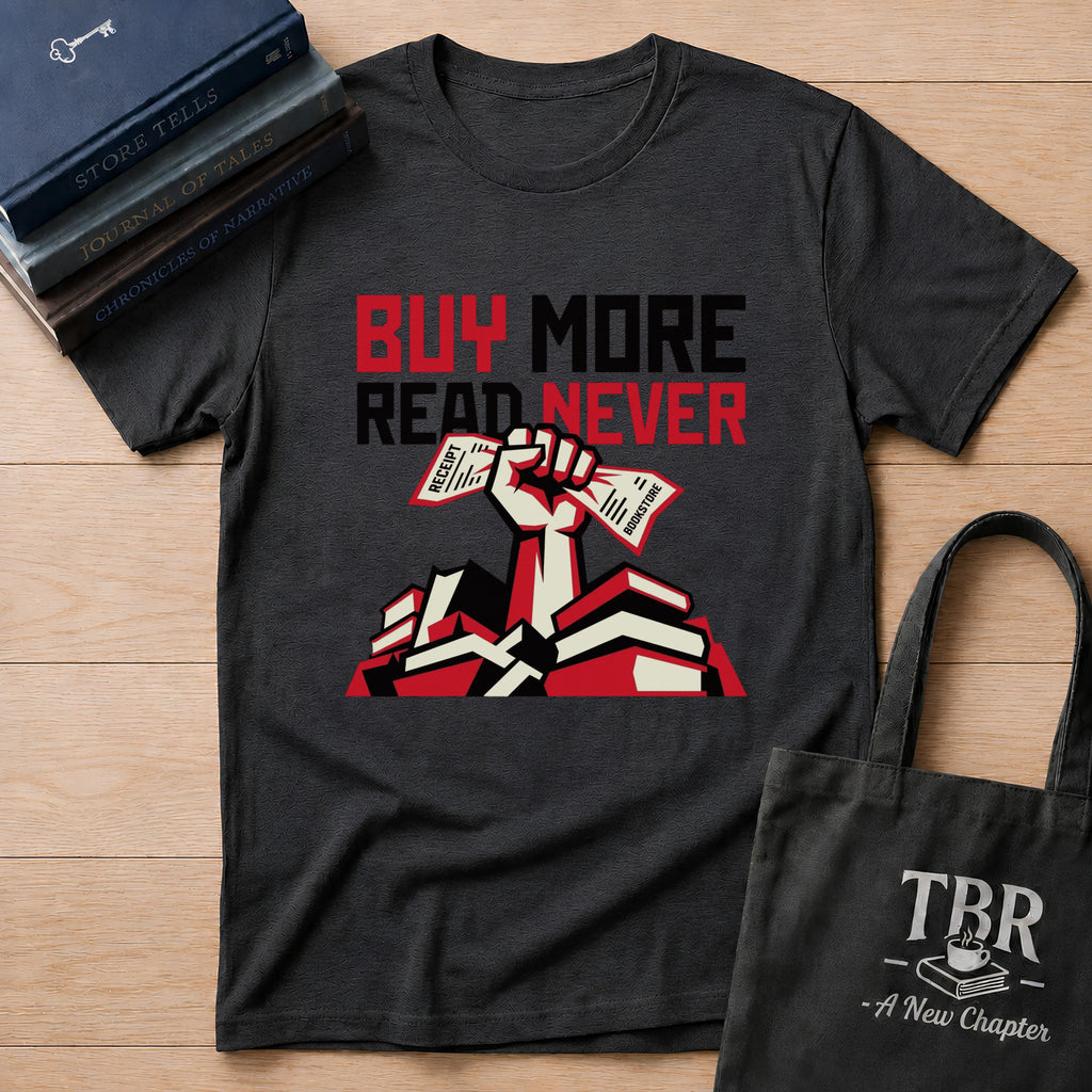 Buy More Read Never T-Shirt