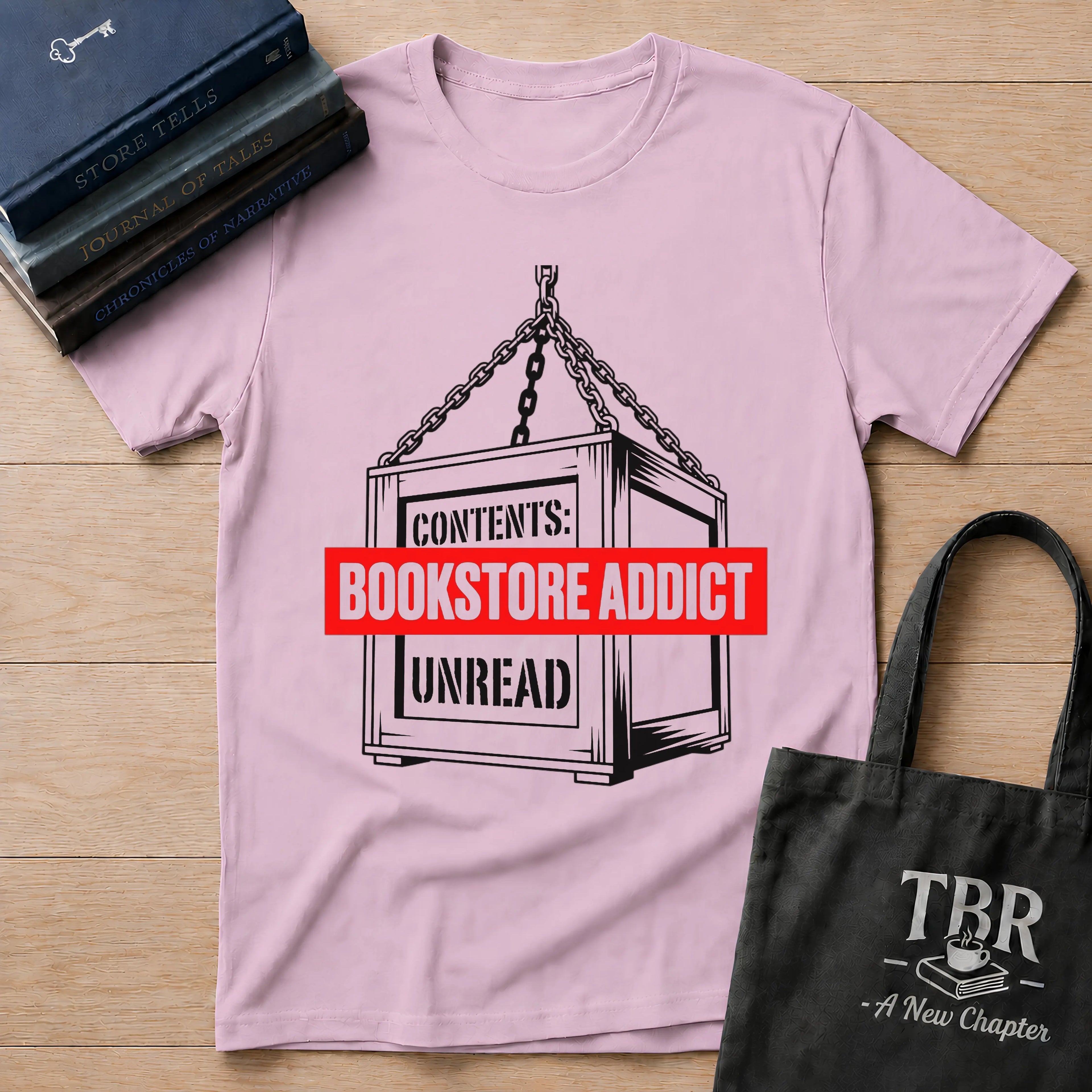 Bookstore Addict Unread T-Shirt