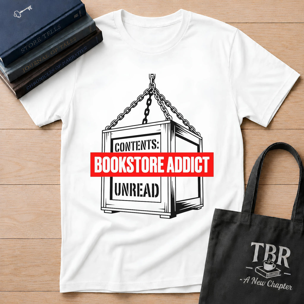 Bookstore Addict Unread T-Shirt