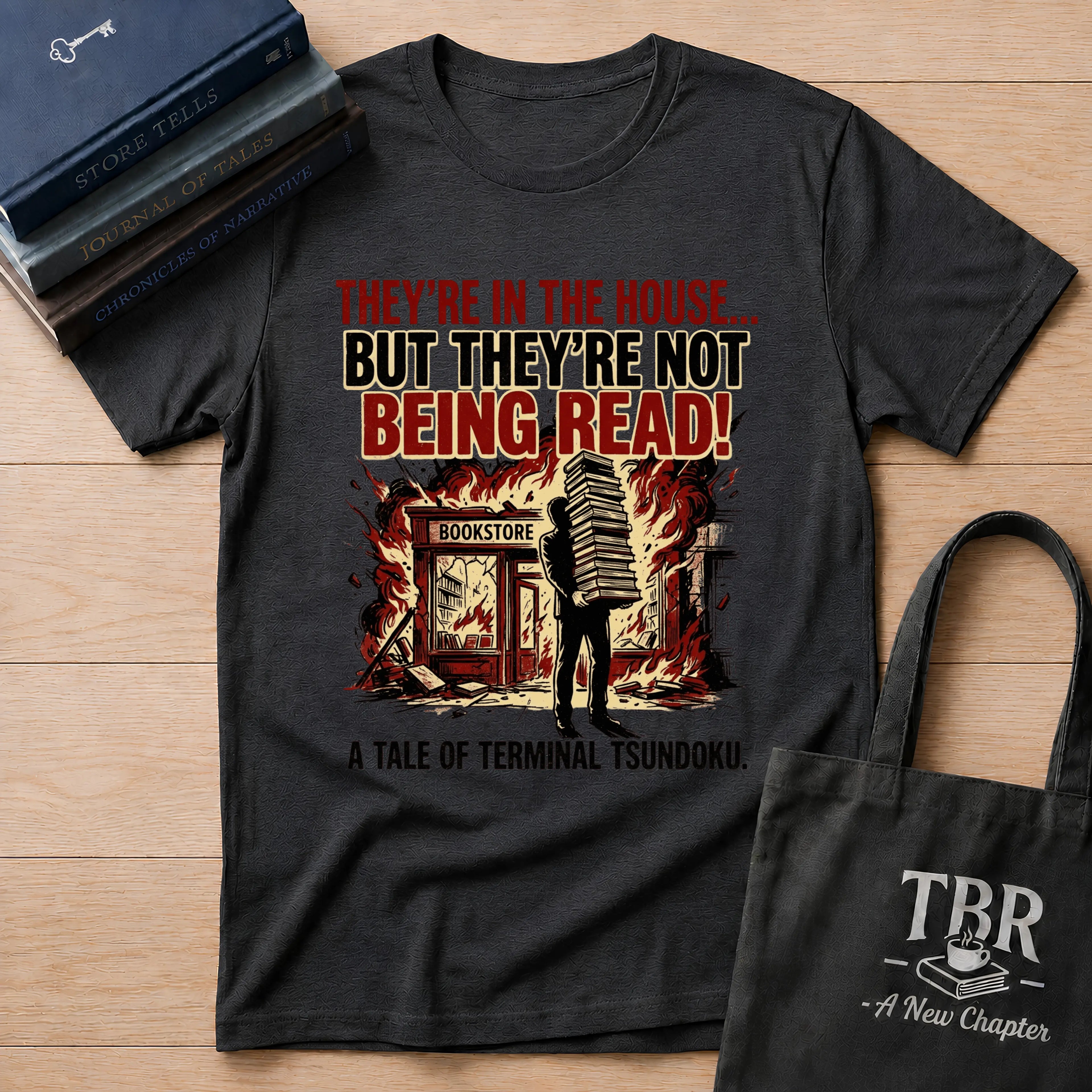They're In The House But They're Not Being Read T-Shirt