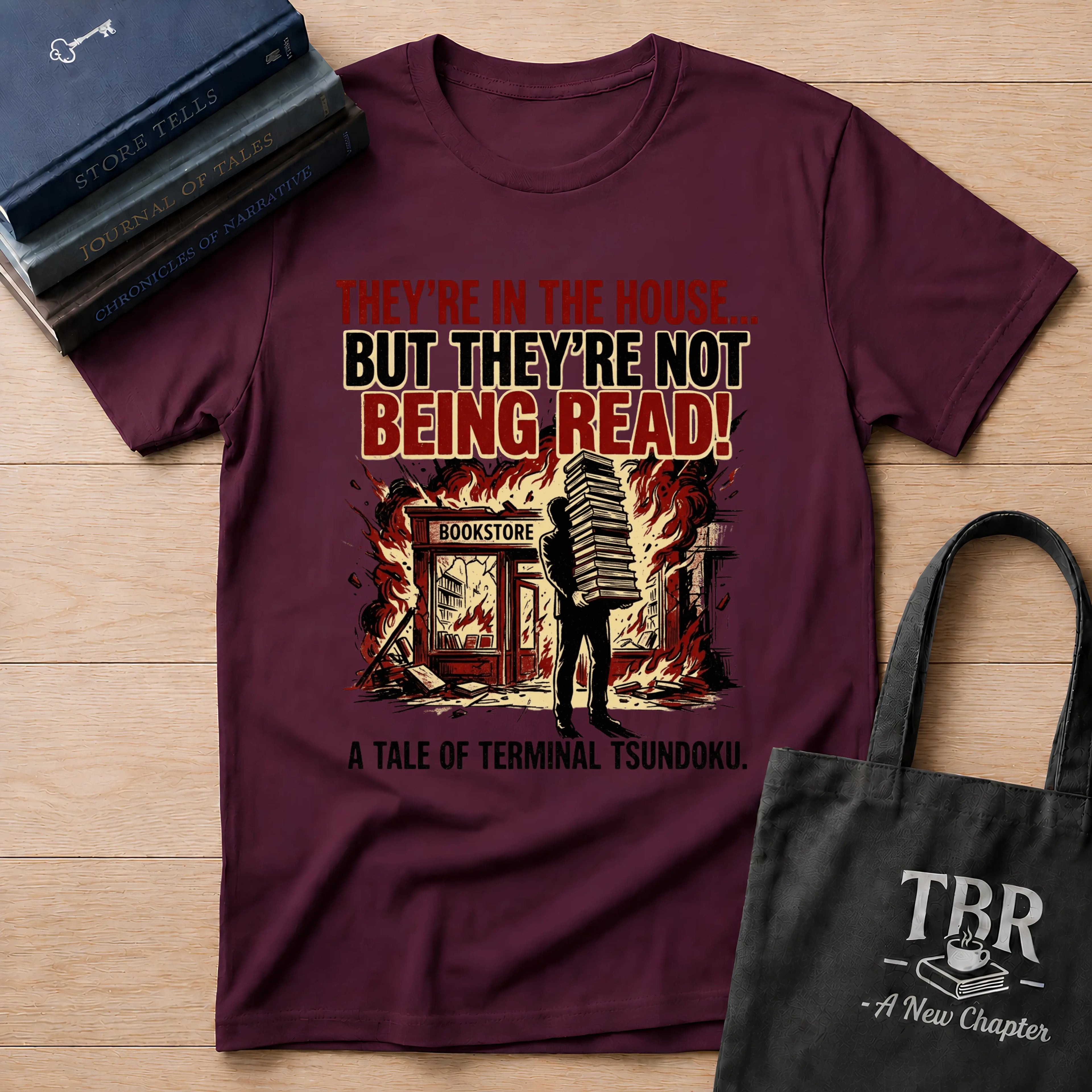 They're In The House But They're Not Being Read T-Shirt