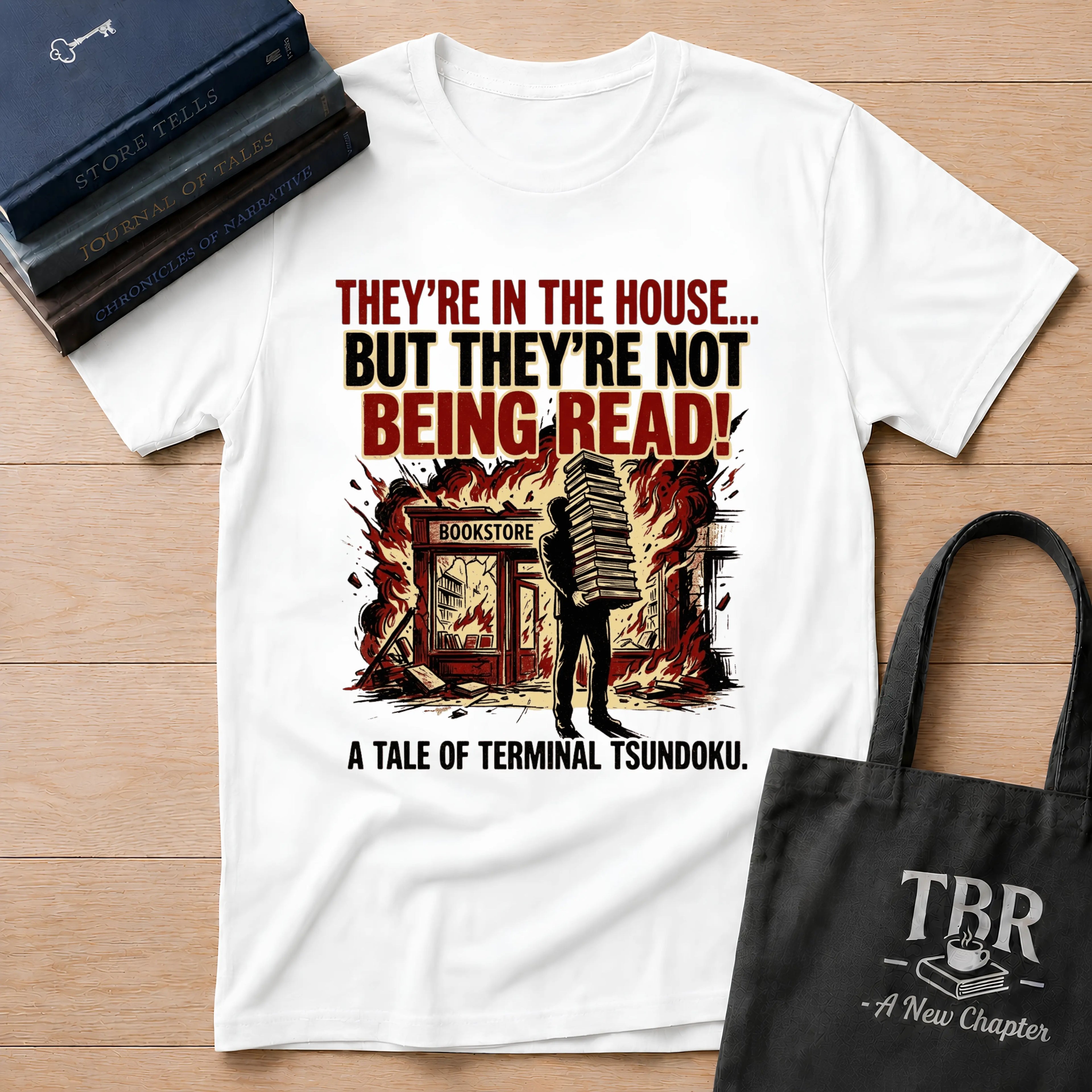 They're In The House But They're Not Being Read T-Shirt