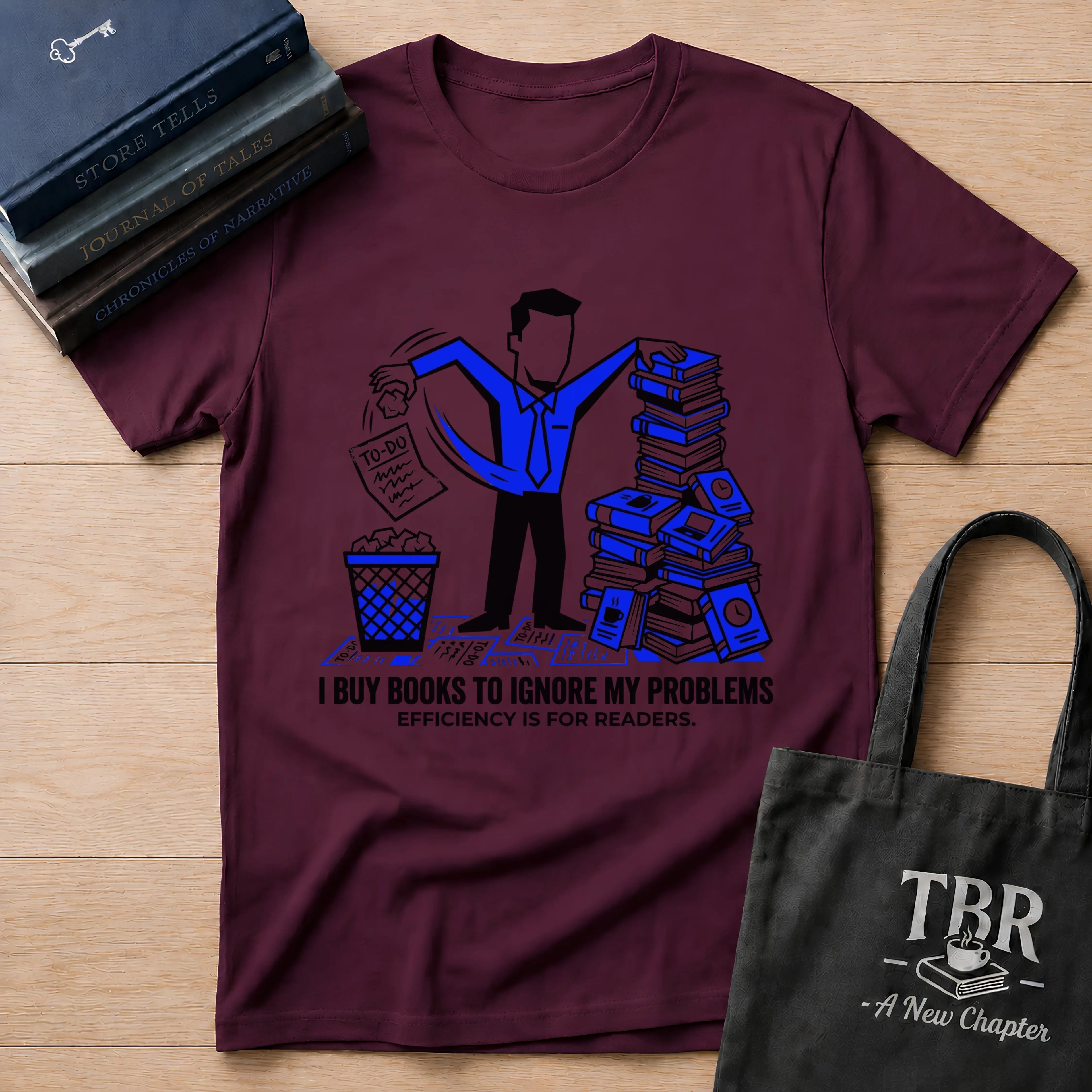 I Buy Books To Ignore My Problems T-Shirt
