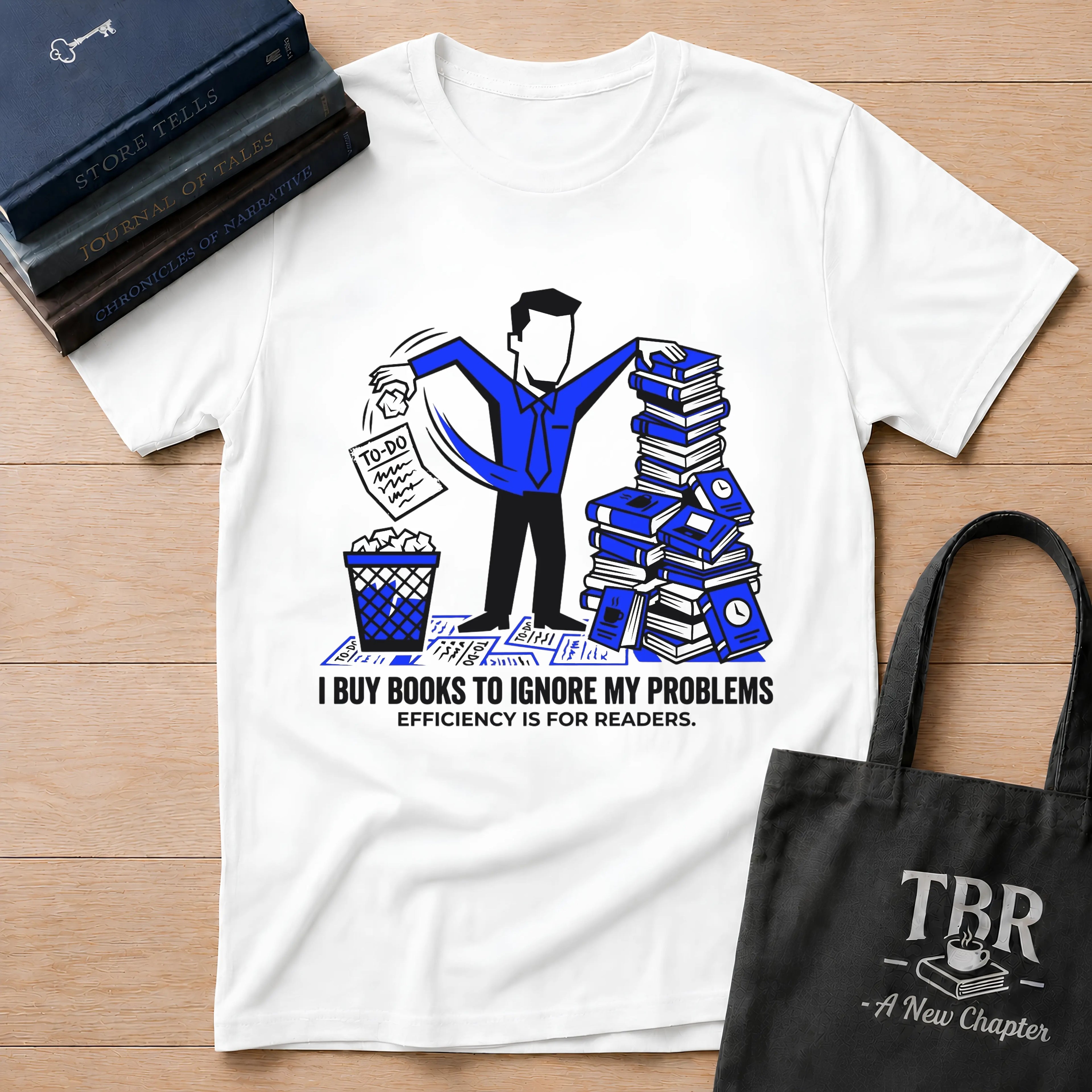 I Buy Books To Ignore My Problems T-Shirt
