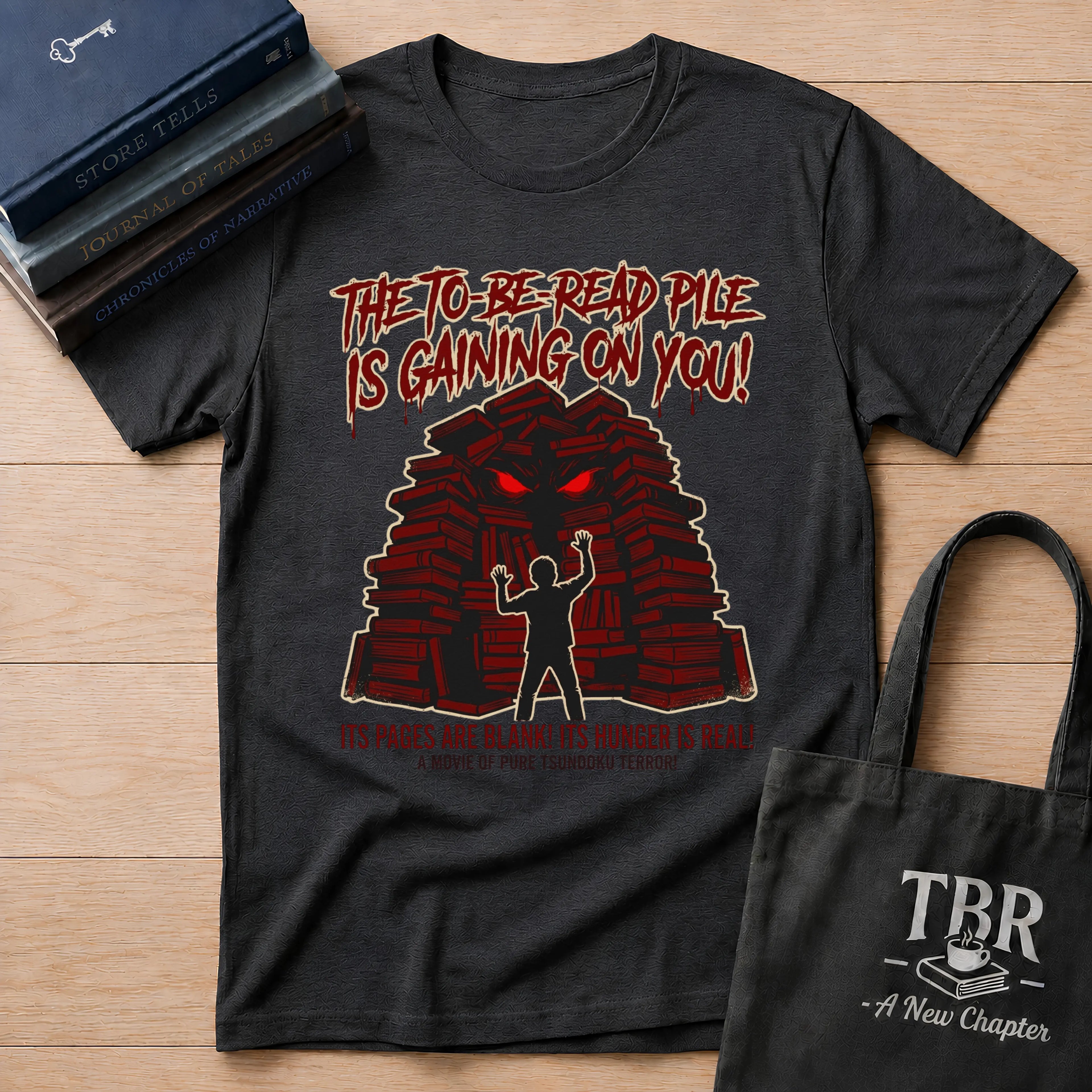 The TBR Pile Is Gaining On You T-Shirt