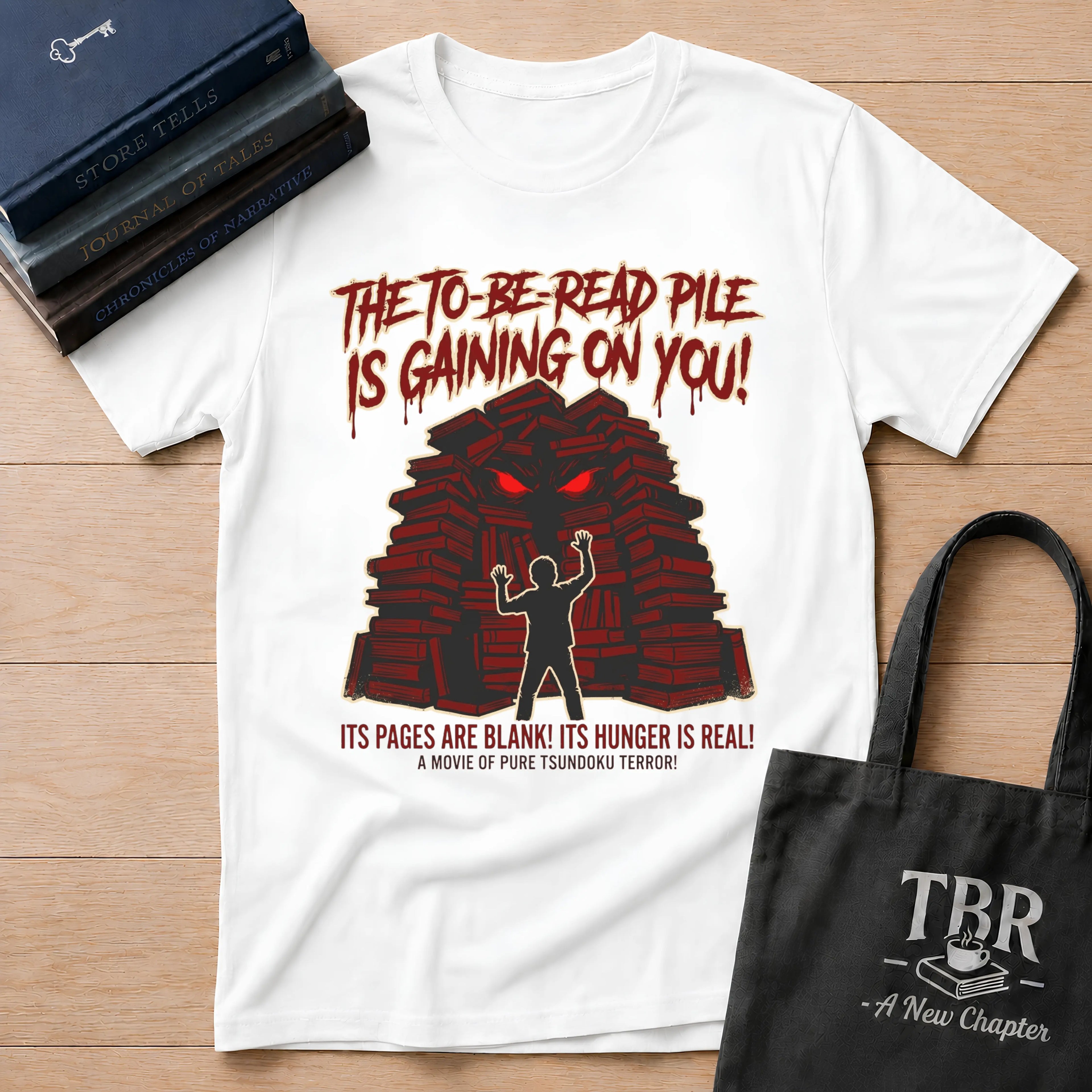 The TBR Pile Is Gaining On You T-Shirt
